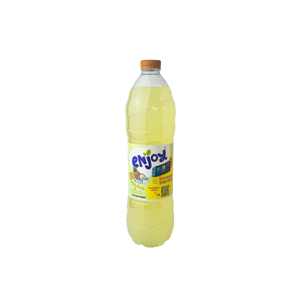 Соковмісний напій San Benedetto Enjoy Pina-Coco ананас-кокос 1,5 л, 6 шт/ящ